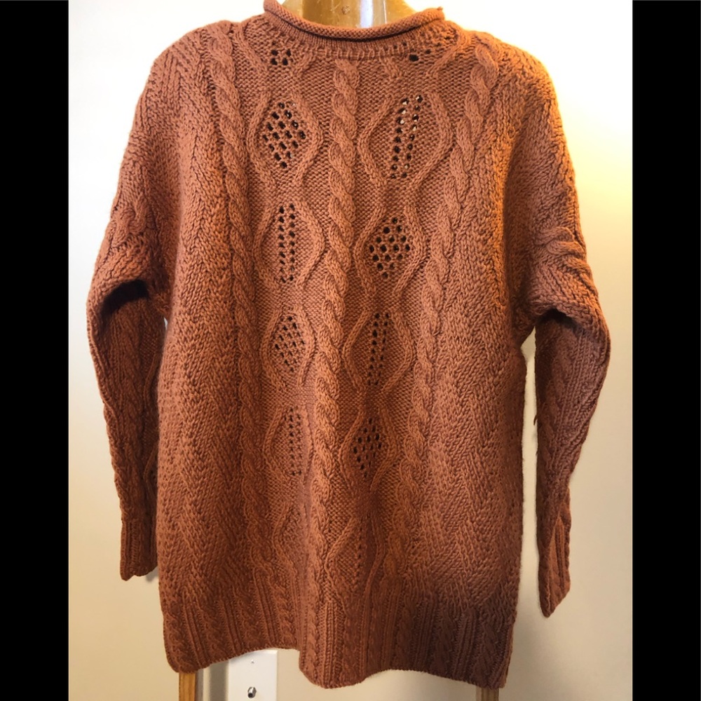 Pullover roll neck